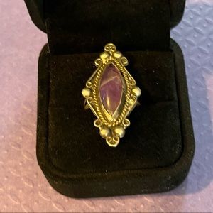 Vintage Mexican Silver Ring -Size 7/8